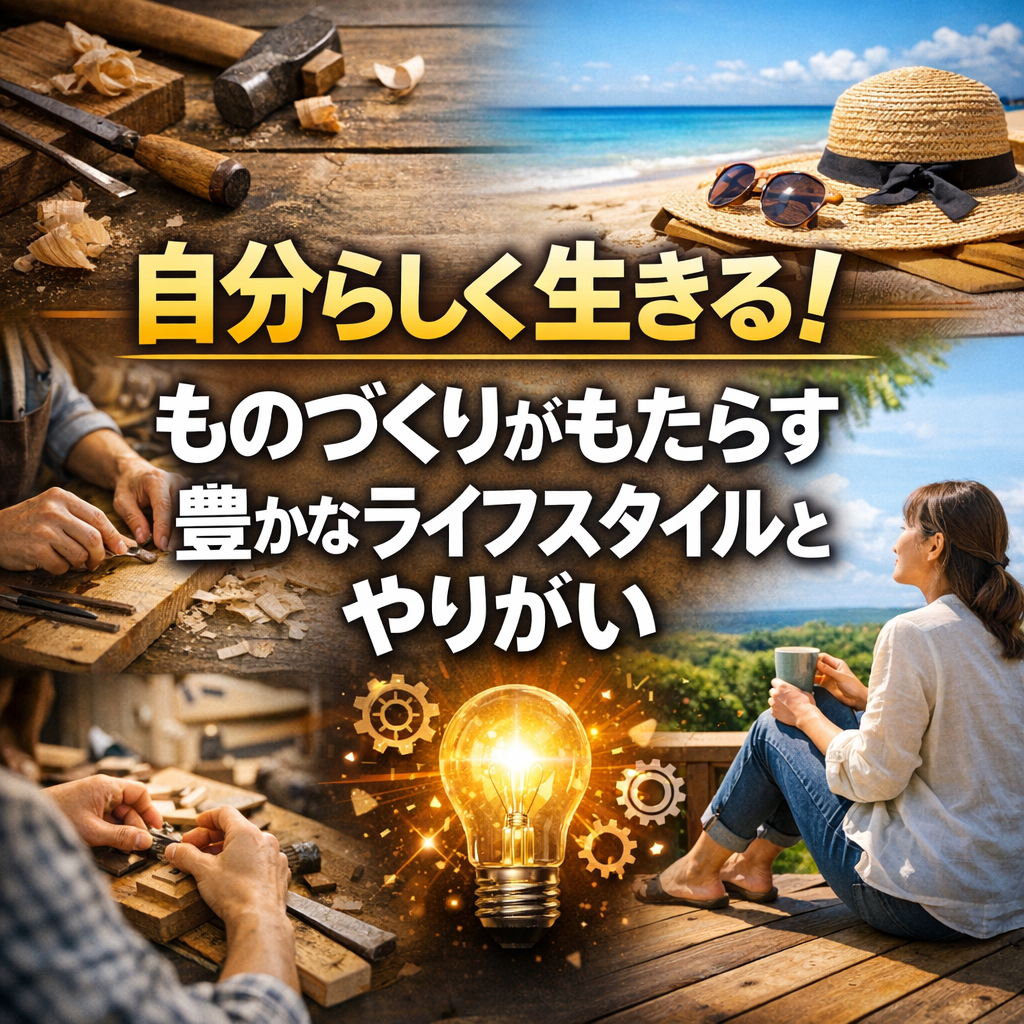 自分らしく生きる！ものづくりがもたらす豊かなライフスタイルとやりがい